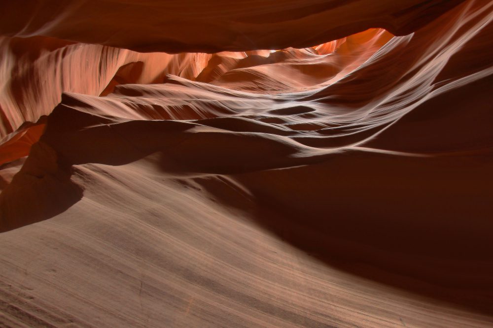 Antelope Canyon: lower and upper trail