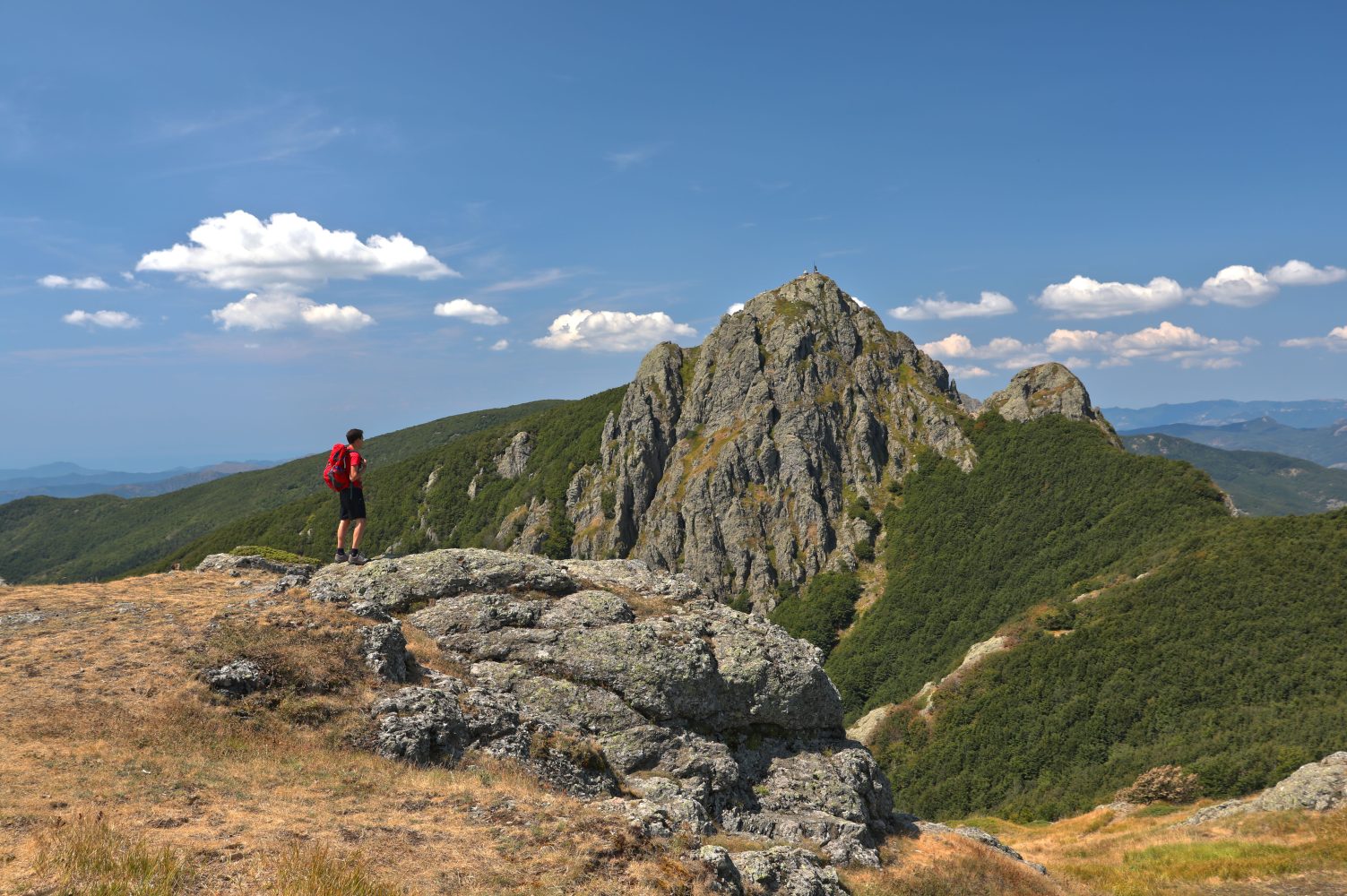 Il Monte Trevine da Faggio dei Tre Comuni