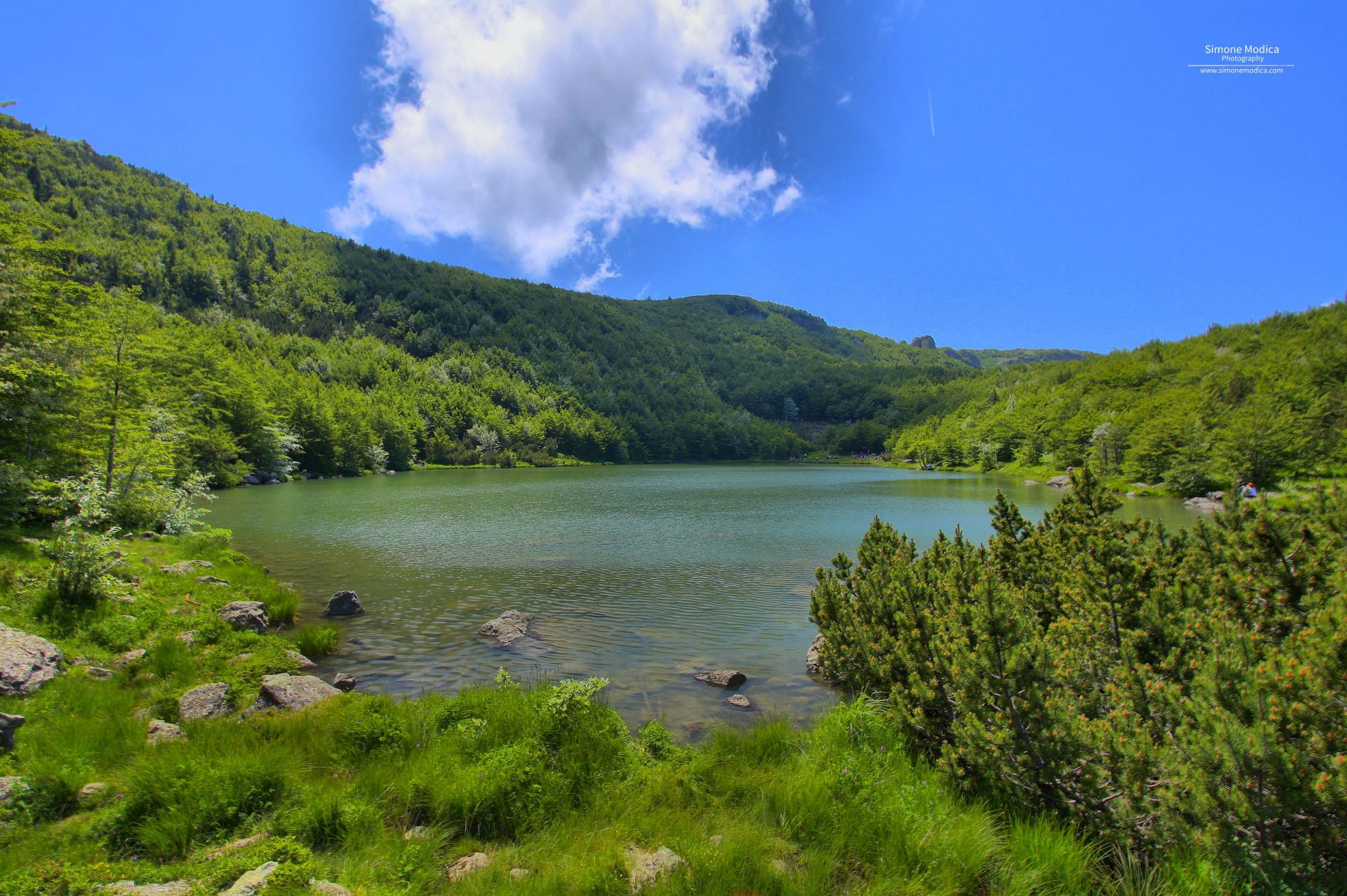Val Nure: il Lago Nero da Prato Grande